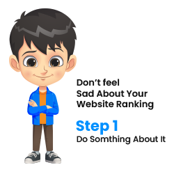 Don't feel sad about your website ranking
